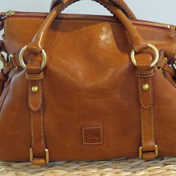 Dooney & Bourke Leather Satchel - Picture 1 of 5
